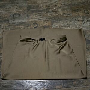 J. Crew Brown Midi Skirt